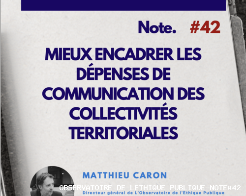 Mieux encadrer les dépenses de communication des collectivités territoriales